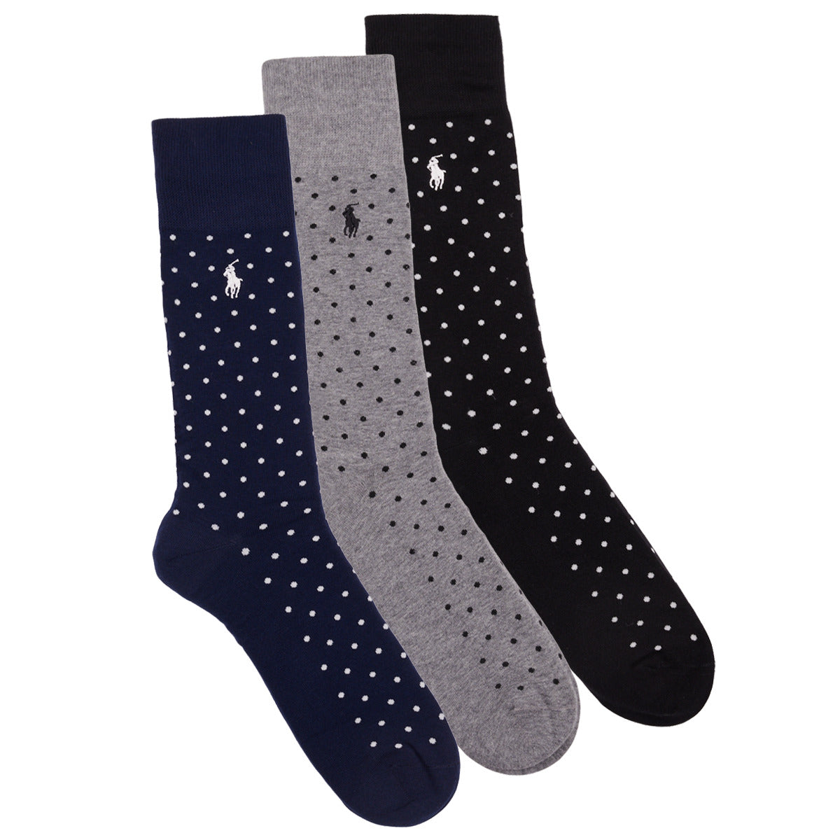 Calzini Donna Polo Ralph Lauren  86255PK-3PK DOT-CREW SOCK-3 PACK  Multicolore