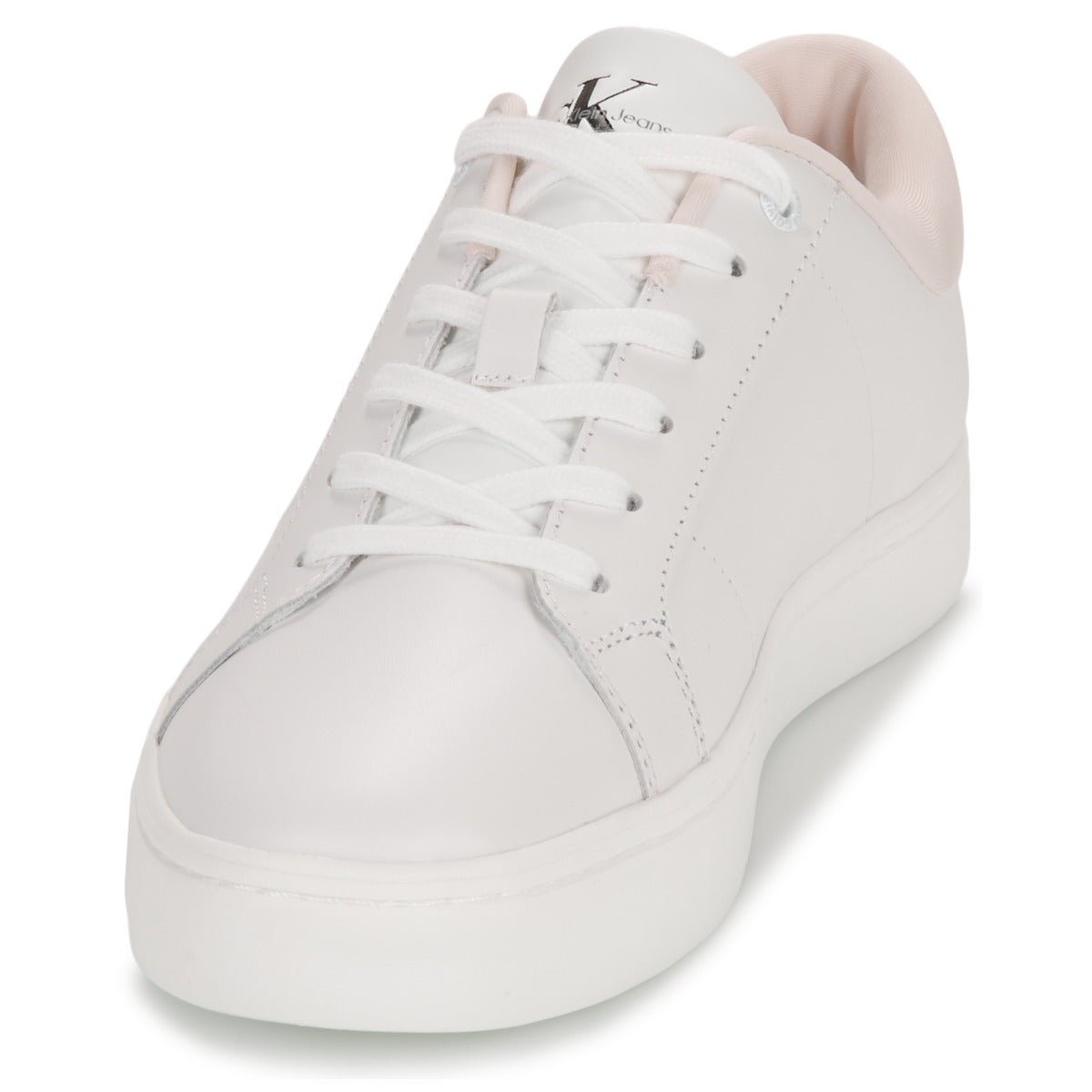 Sneakers basse Donna Calvin Klein Jeans  CLASSIC CUPSOLE LOWLACEUP LTH  Bianco