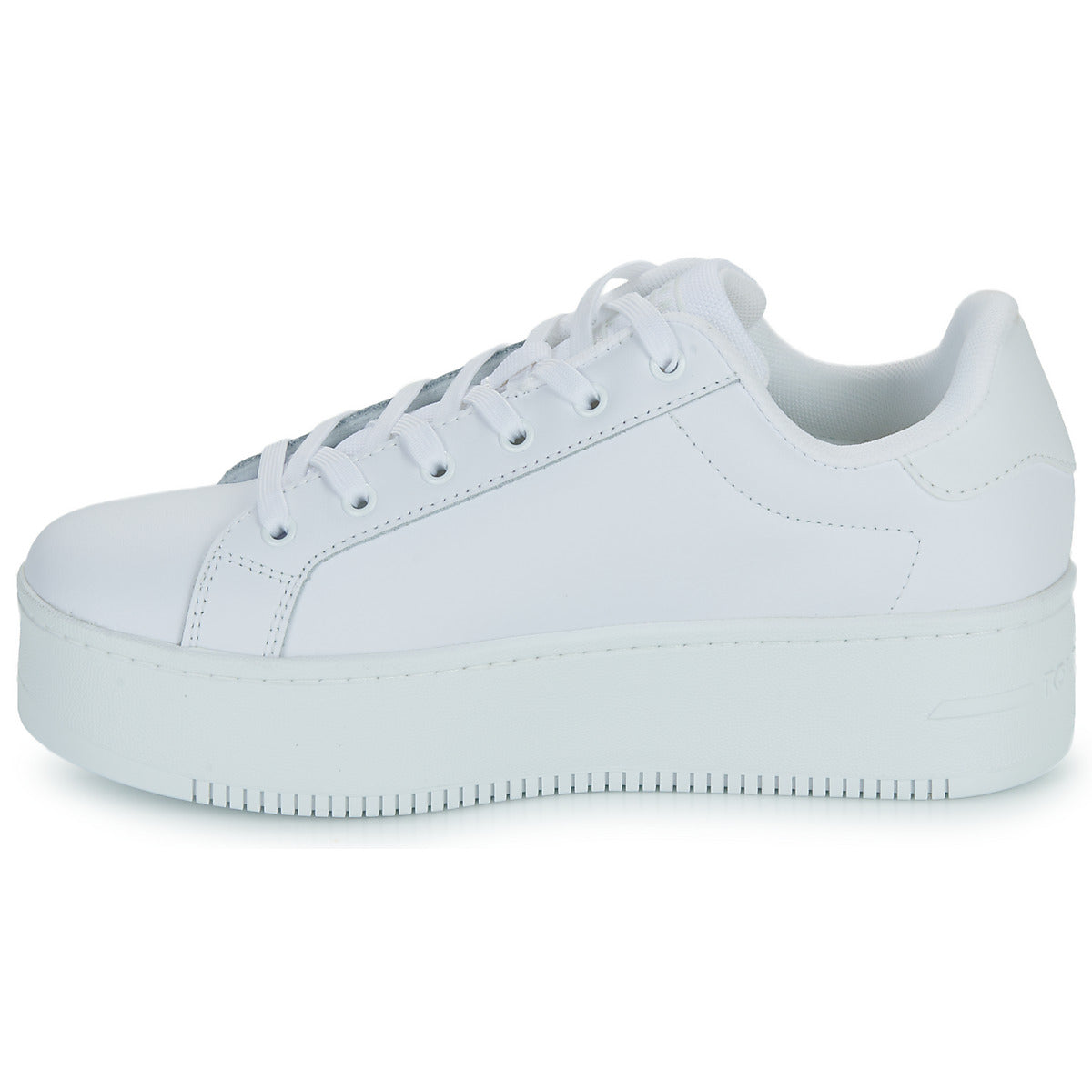 Sneakers basse Donna Tommy Jeans  TJW FLATFORM ESS  Bianco