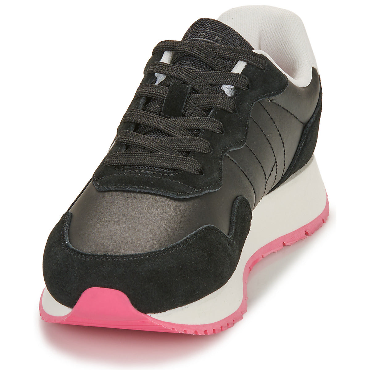 Sneakers basse Donna Tommy Jeans  TJW EVA RUNNER MAT MIX ESS  Nero