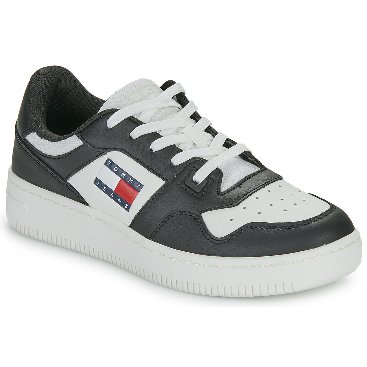 Sneakers basse Donna Tommy Jeans  TJW RETRO BASKET ESS  Bianco