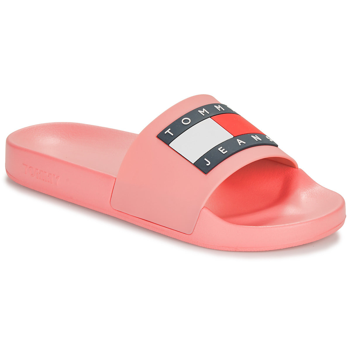 ciabatte Donna Tommy Jeans  TOMMY JEANS FLAG POOL SLIDE ESS  Rosa