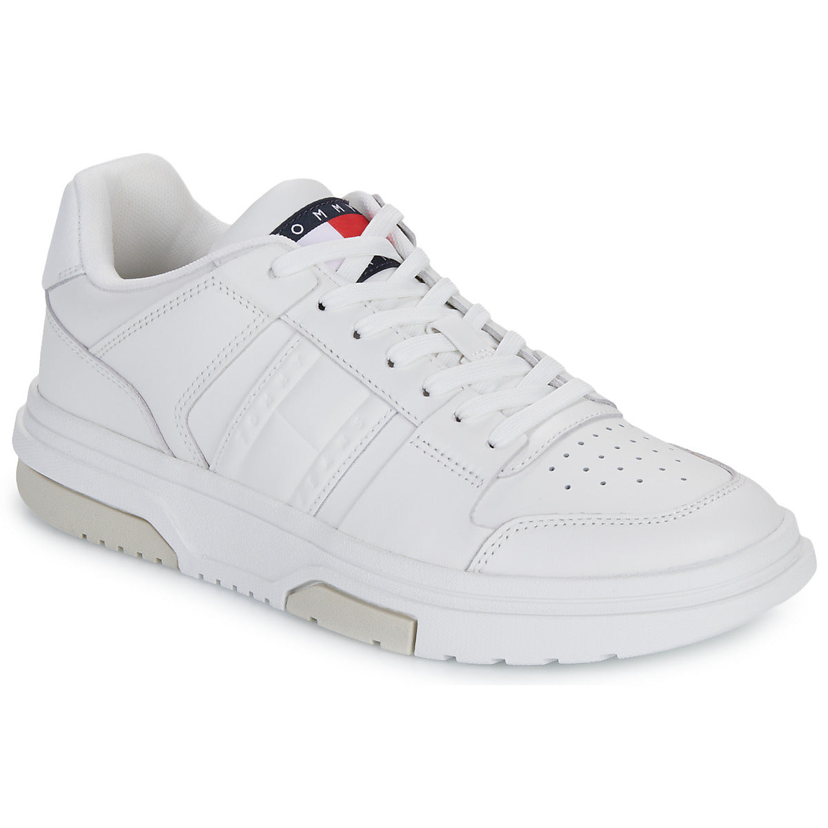 Sneakers basse Donna Tommy Jeans  THE BROOKLYN LEATHER  Bianco