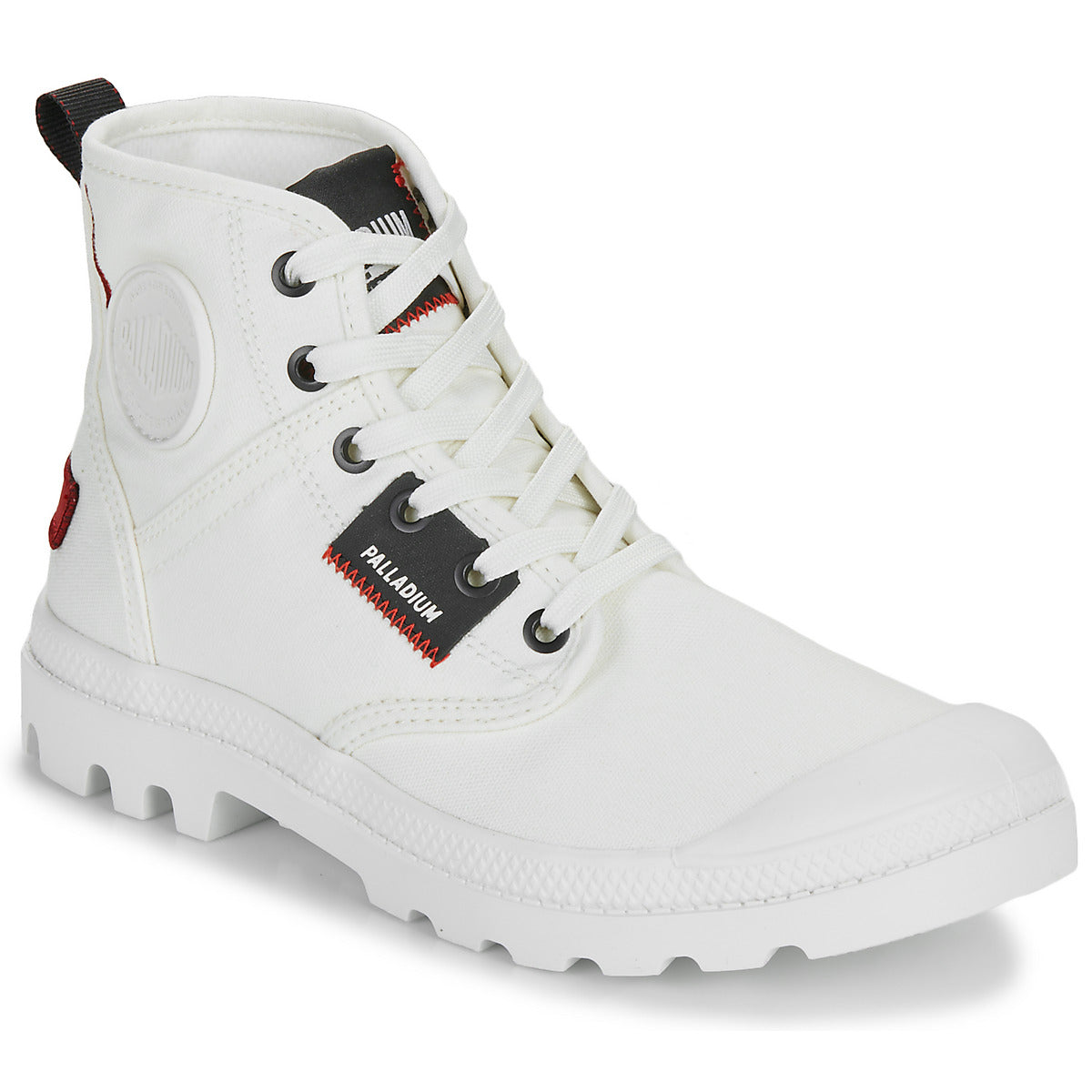 Sneakers alte Donna Palladium  PAMPA HI PATCH  Bianco