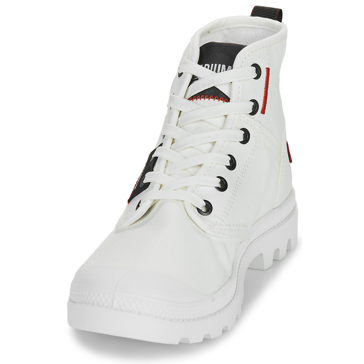 Sneakers alte Donna Palladium  PAMPA HI PATCH  Bianco