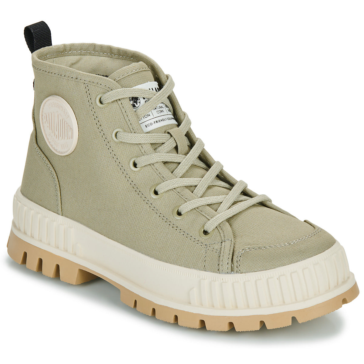 Sneakers alte Uomo Palladium  PALLASHOCK ORG 2  Kaki