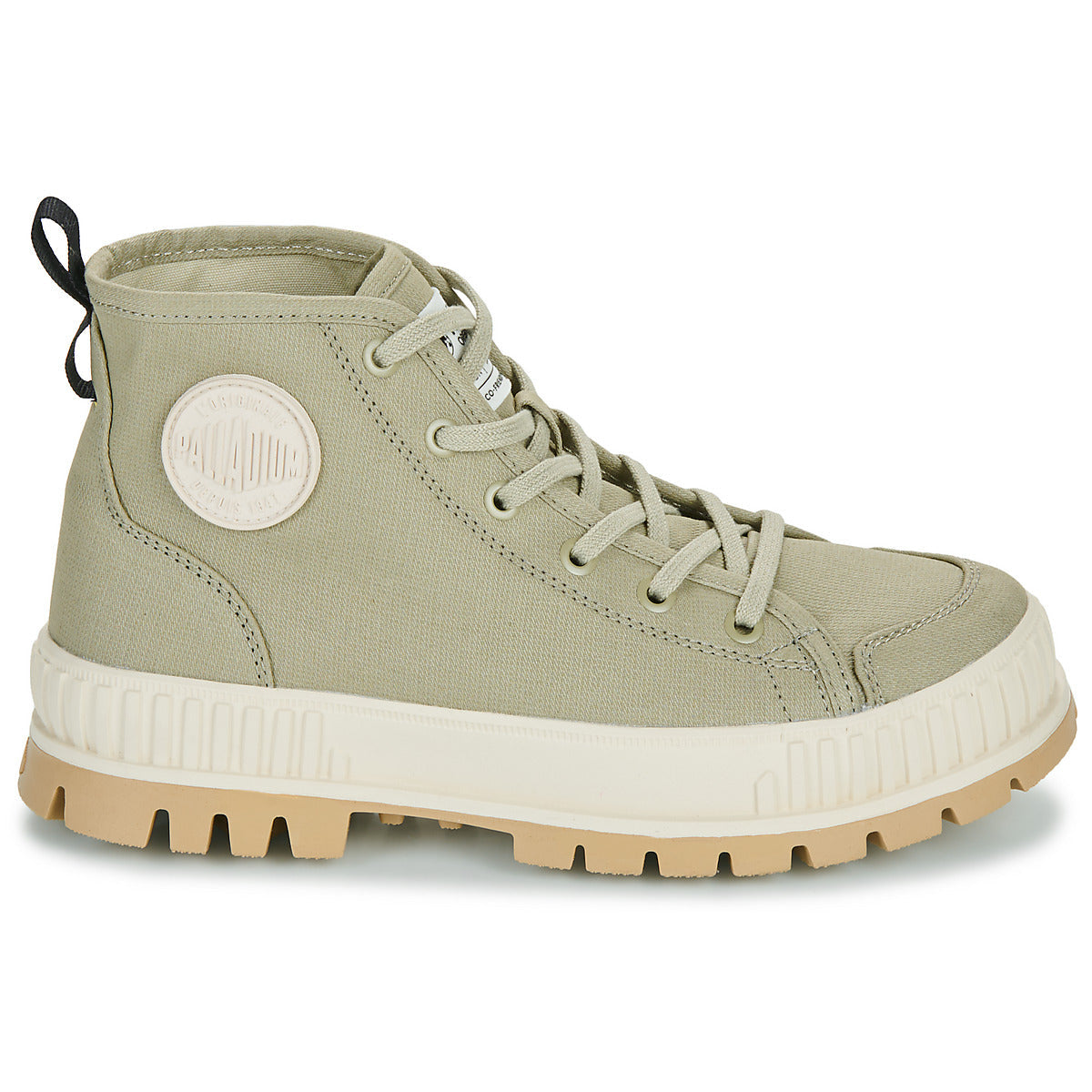 Sneakers alte Uomo Palladium PALLASHOCK ORG 2 Kaki