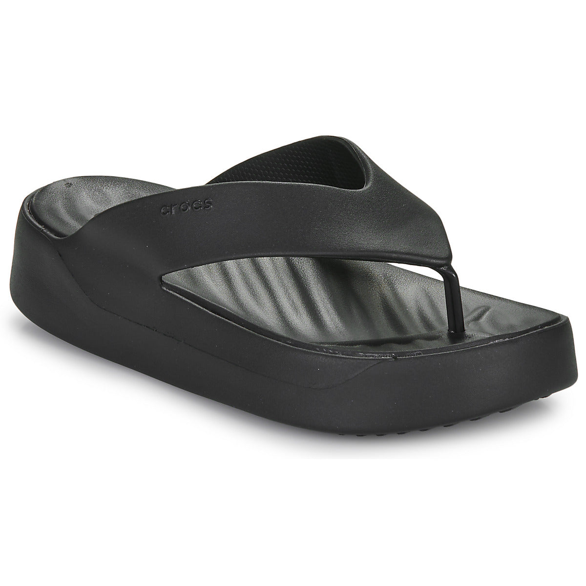 Infradito Donna Crocs  Getaway Platform Flip  Nero