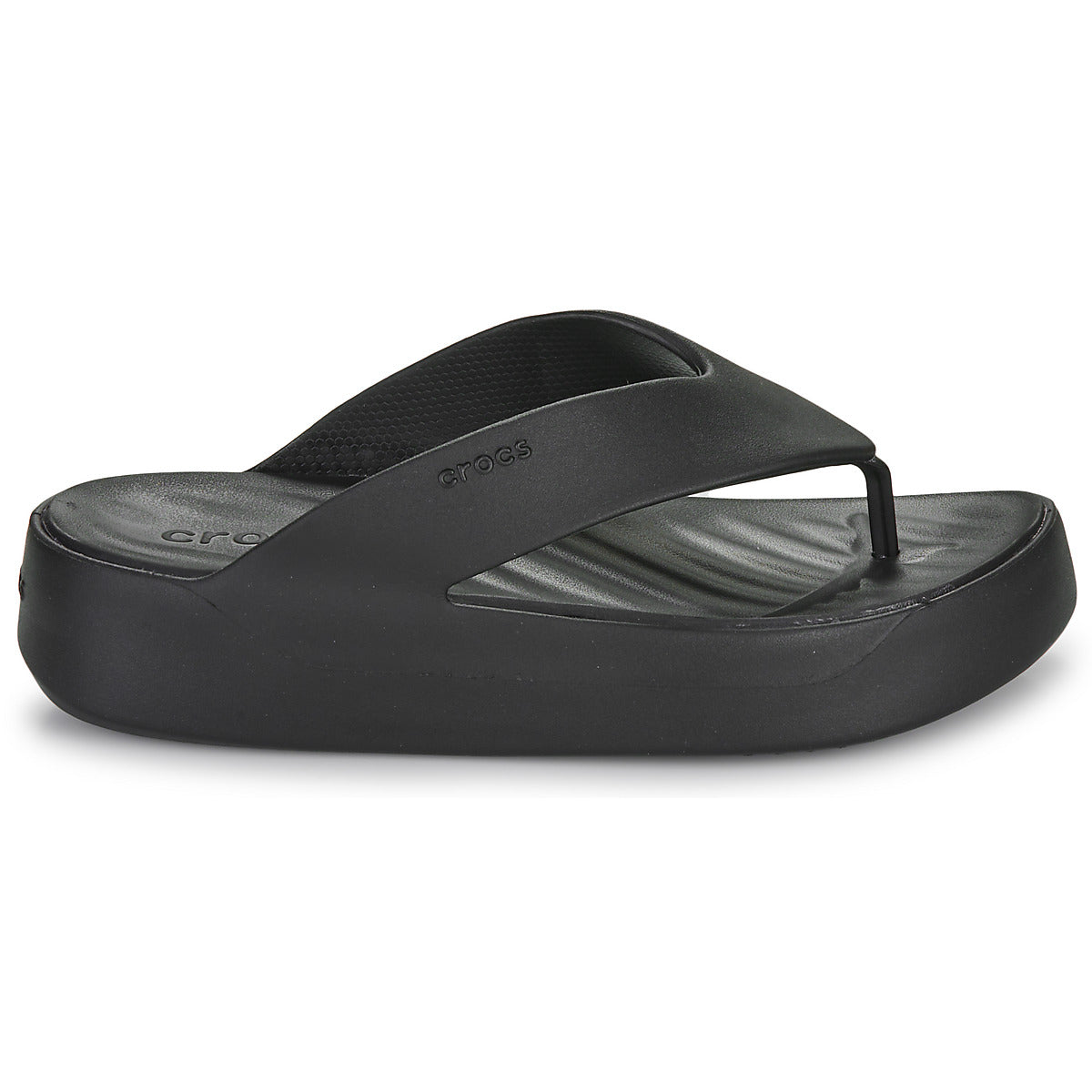 Infradito Donna Crocs  Getaway Platform Flip  Nero