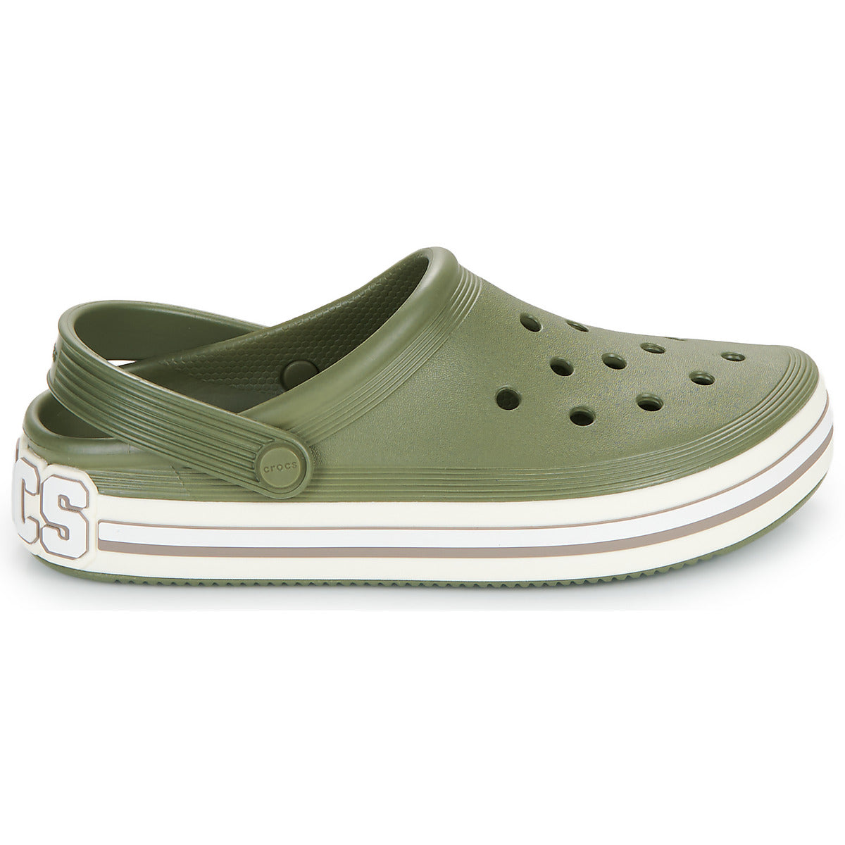 Scarpe Uomo Crocs  Off Court Logo Clog  Kaki