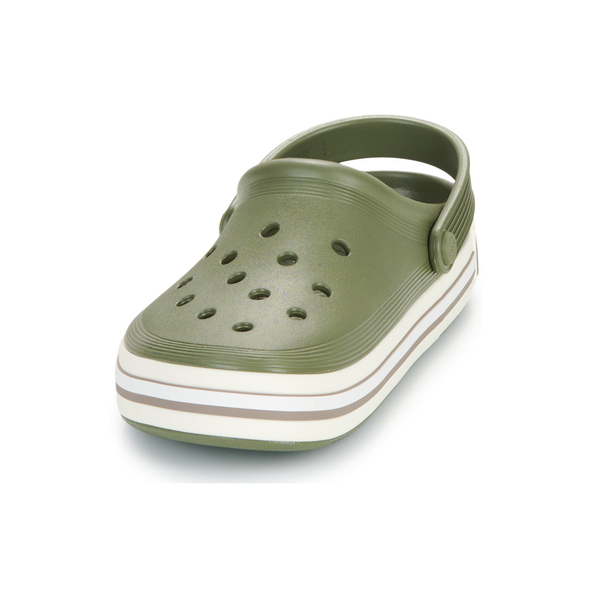 Scarpe Uomo Crocs  Off Court Logo Clog  Kaki