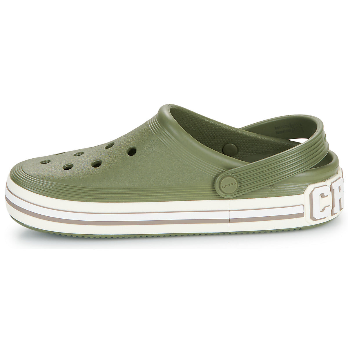 Scarpe Uomo Crocs  Off Court Logo Clog  Kaki