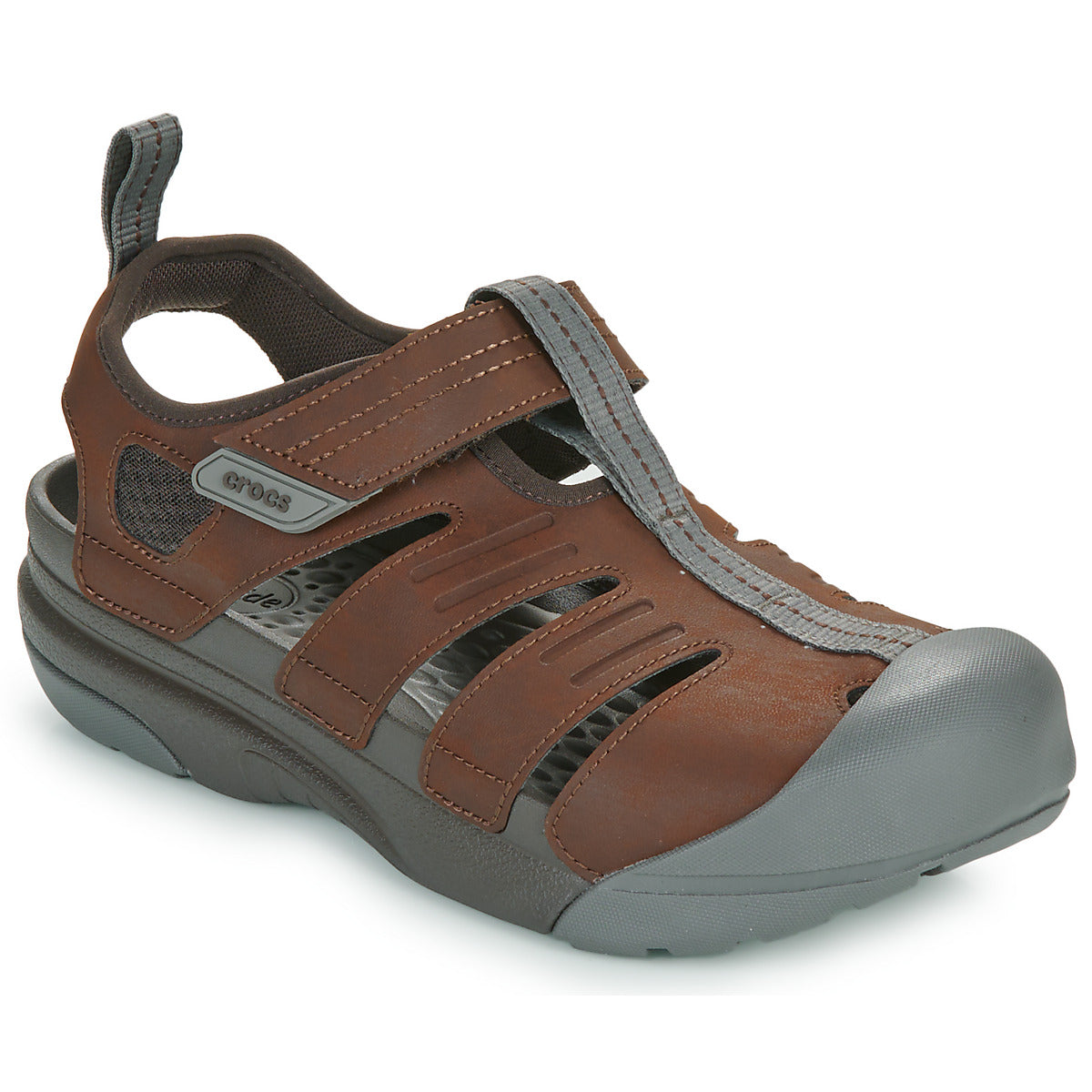 Sandali Uomo Crocs  Yukon Fisherman  Marrone