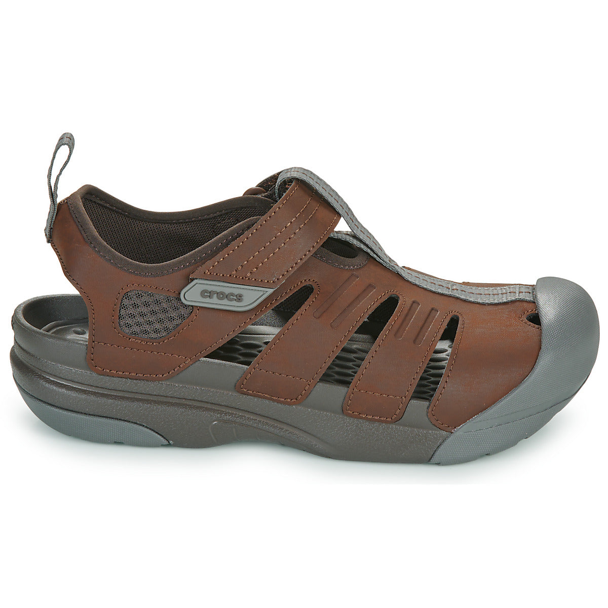 Sandali Uomo Crocs  Yukon Fisherman  Marrone