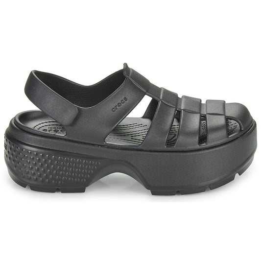 Sandali Donna Crocs  Stomp Fisherman Sandal  Nero