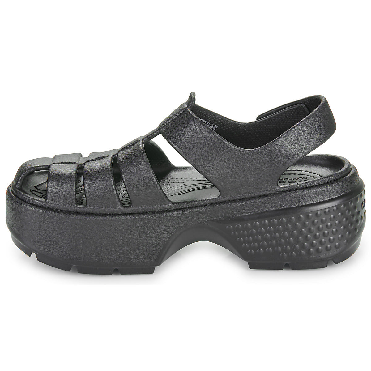 Sandali Donna Crocs  Stomp Fisherman Sandal  Nero