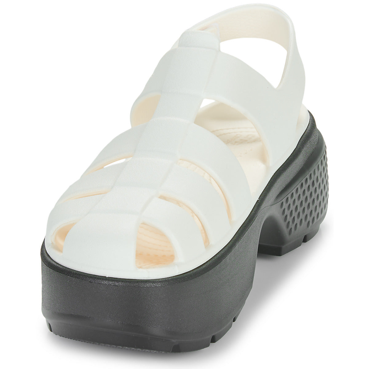 Sandali Donna Crocs  Stomp Fisherman Sandal  Bianco