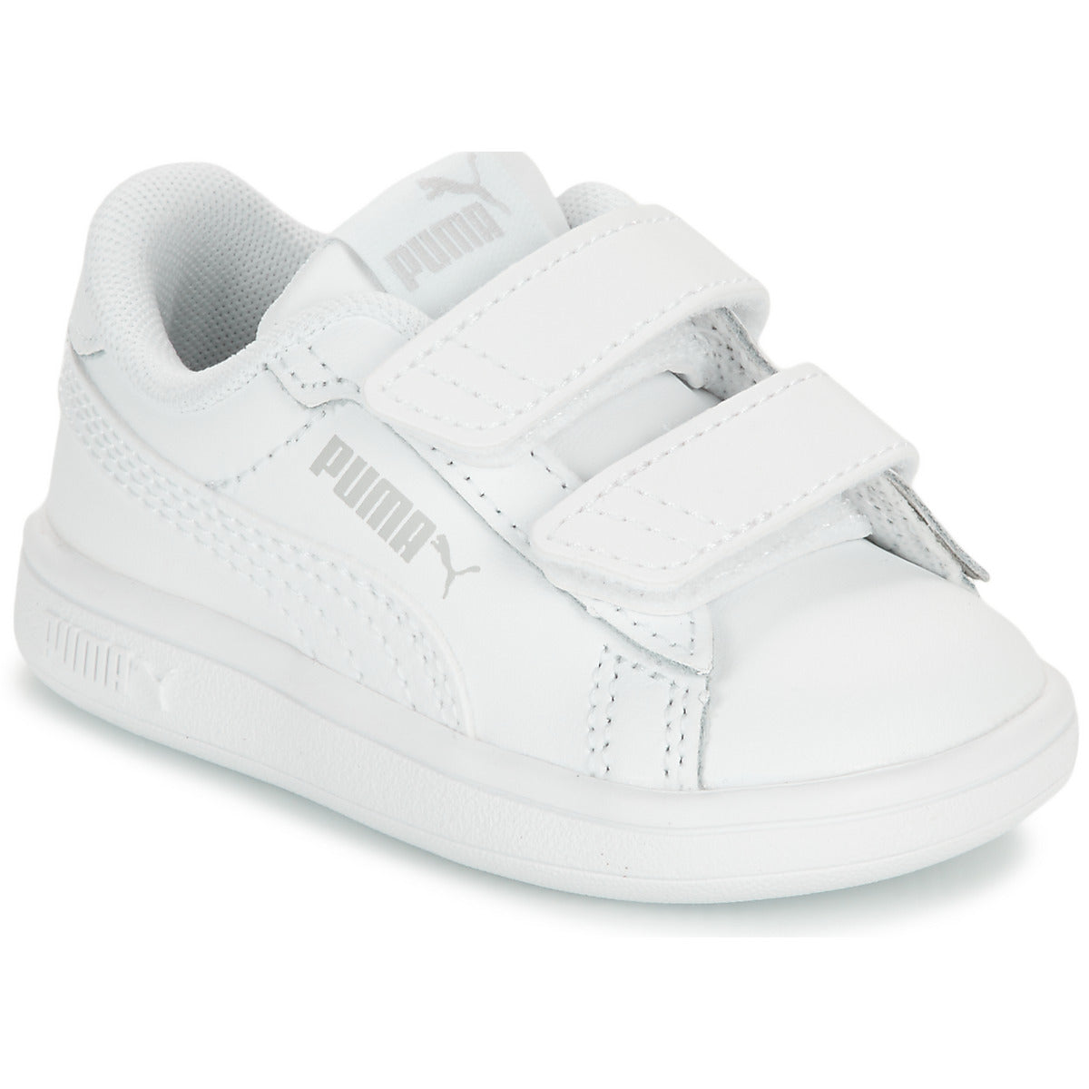 Scarpe bambini ragazzo Puma  SMASH 3.0 L INF  Bianco