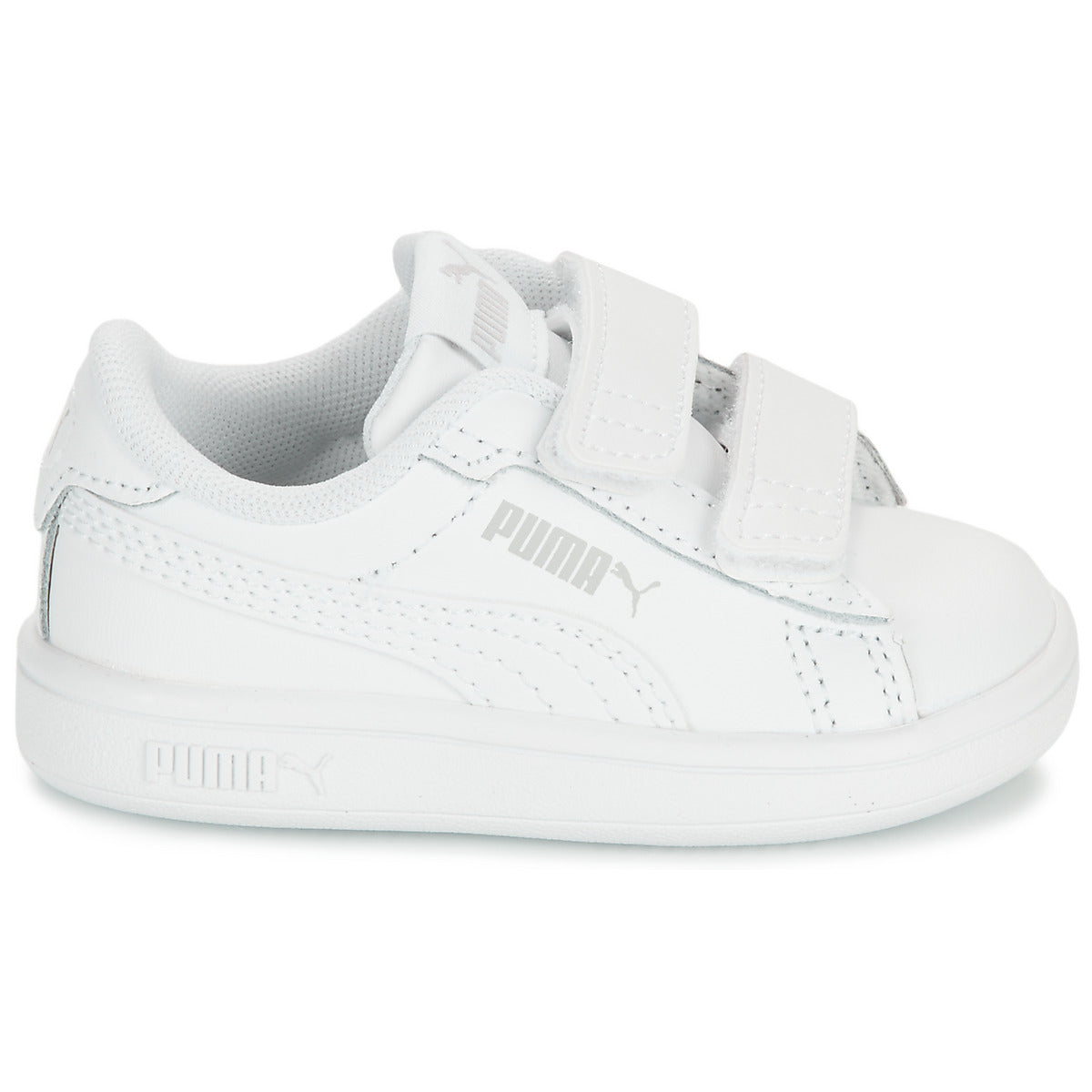 Scarpe bambini ragazzo Puma  SMASH 3.0 L INF  Bianco