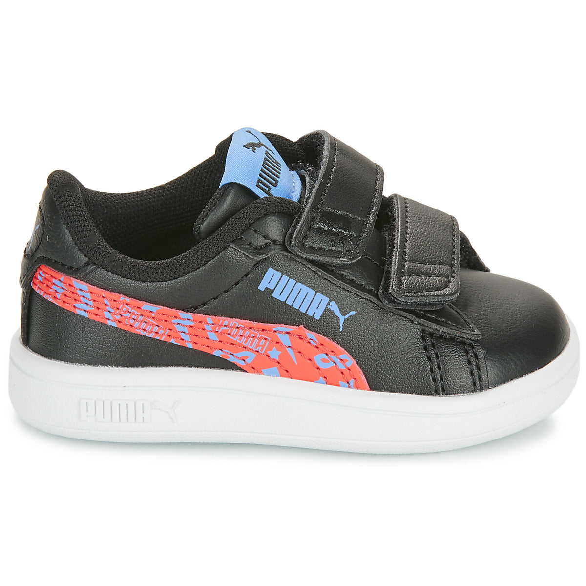 Scarpe bambini ragazzo Puma  SMASH 3.0 L INF  Nero