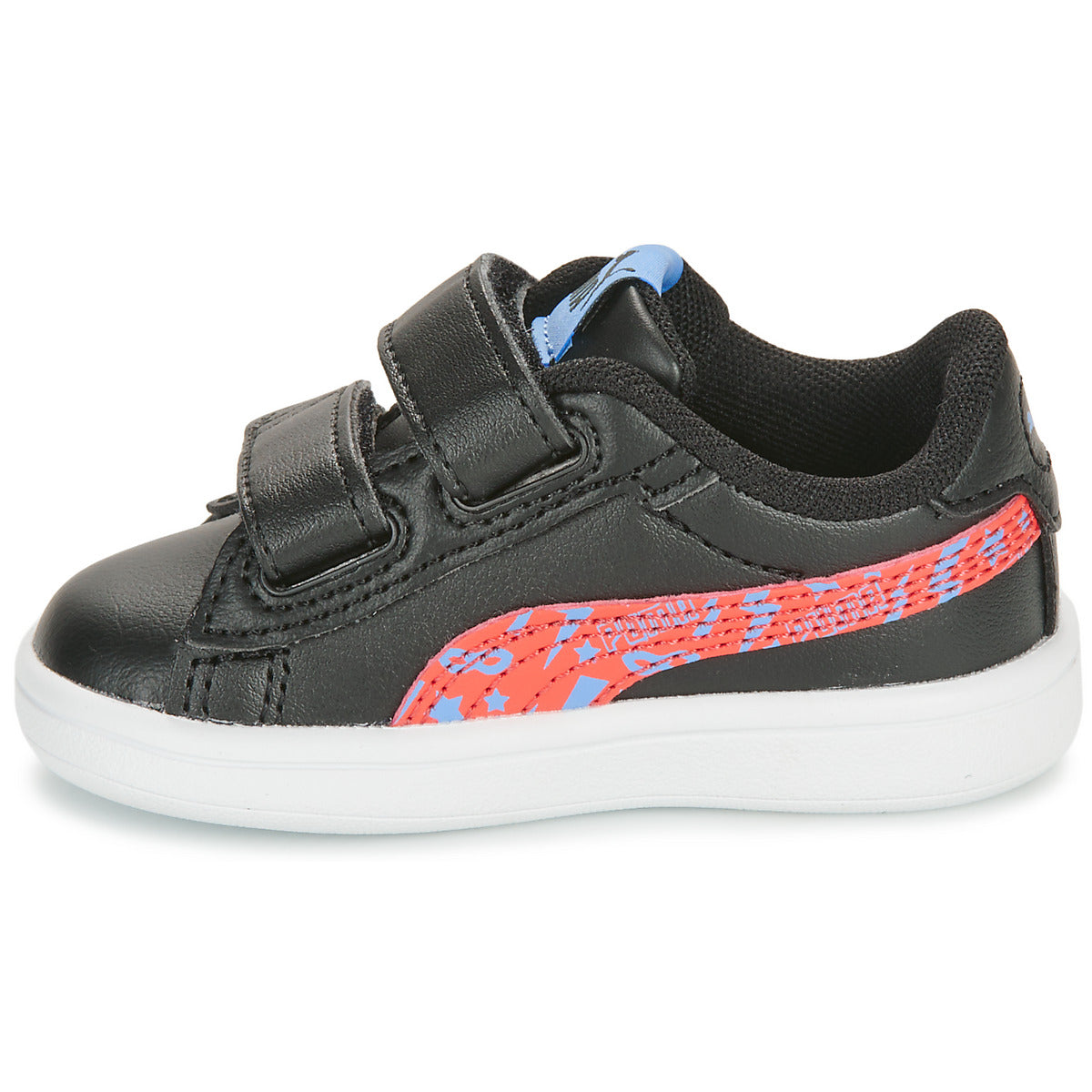 Scarpe bambini ragazzo Puma  SMASH 3.0 L INF  Nero