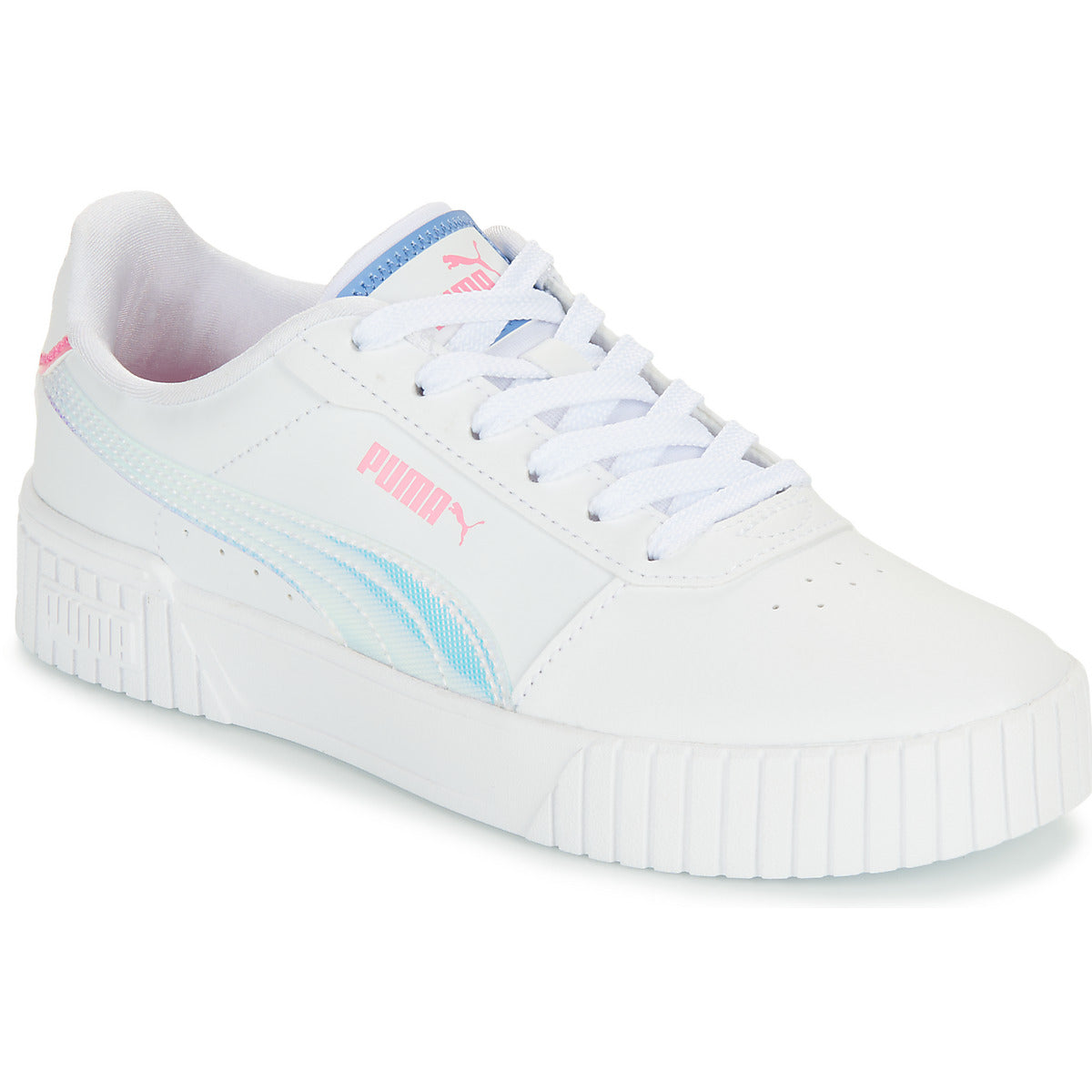 Scarpe bambini ragazza Puma  Carina 2.0 Jr  Bianco