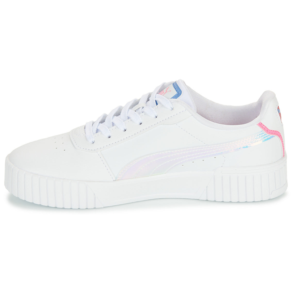 Scarpe bambini ragazza Puma  Carina 2.0 Jr  Bianco