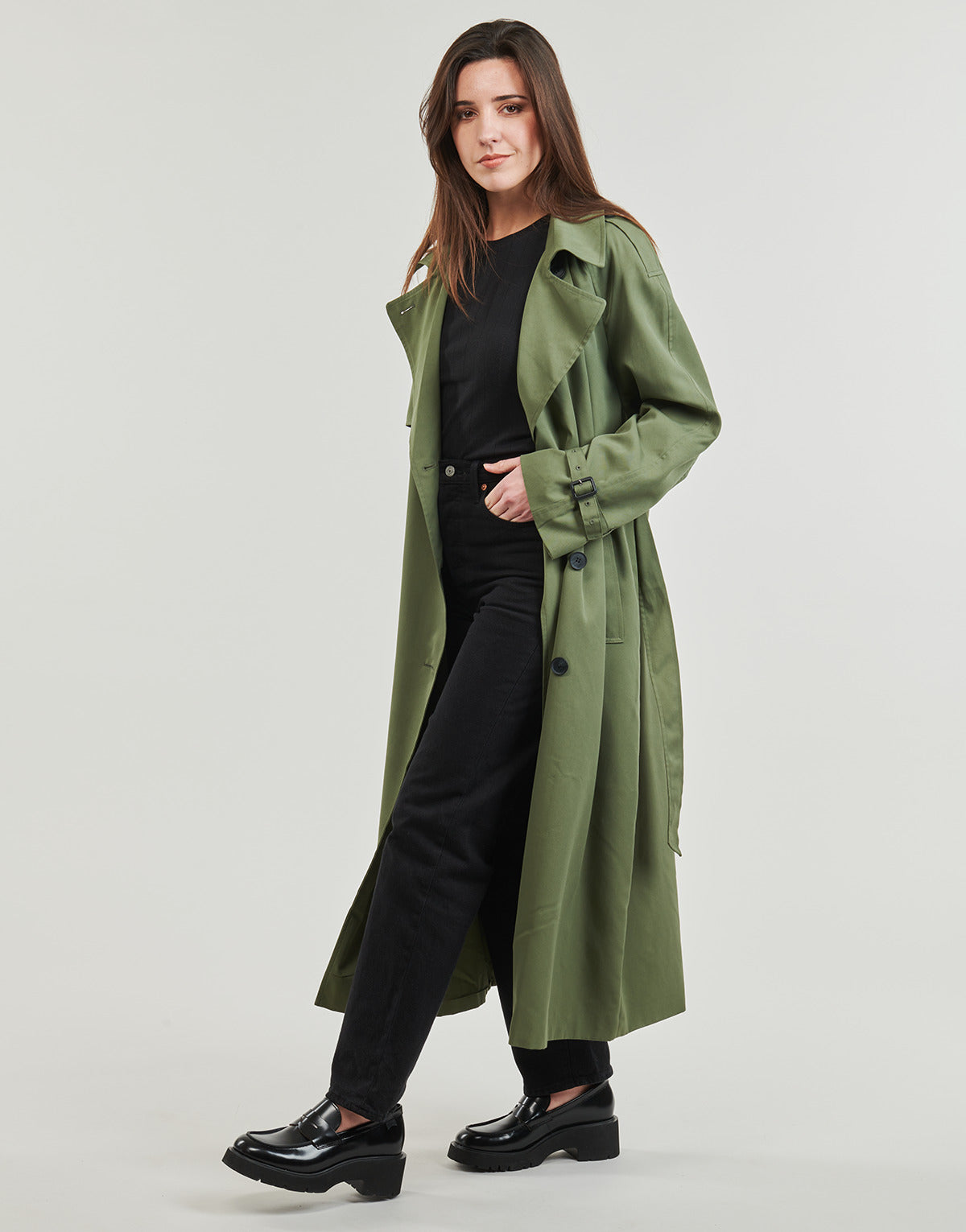 Trench Donna Only  ONLCHLOE  Kaki
