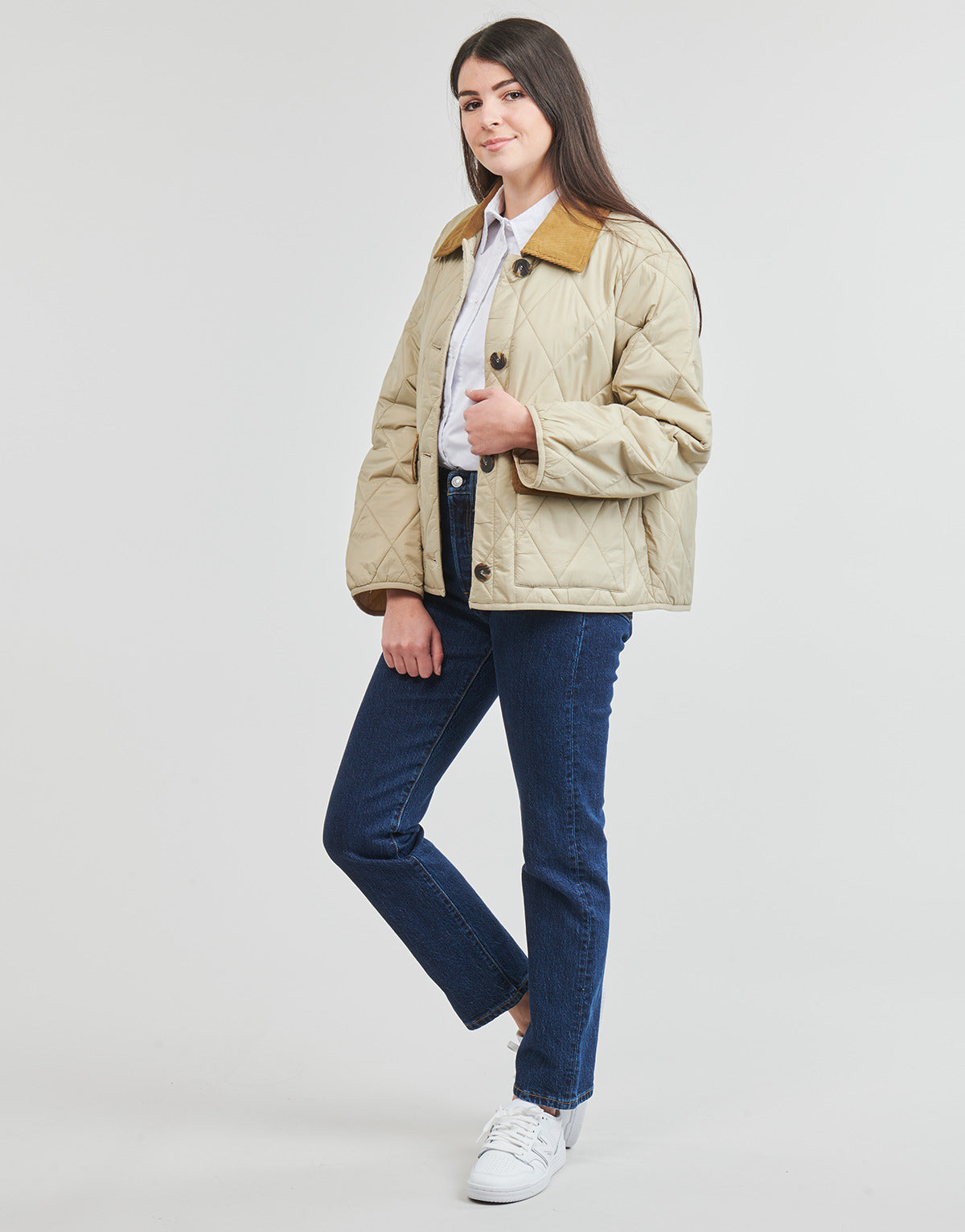 Piumino Donna Only  ONLVALENTINA  Beige