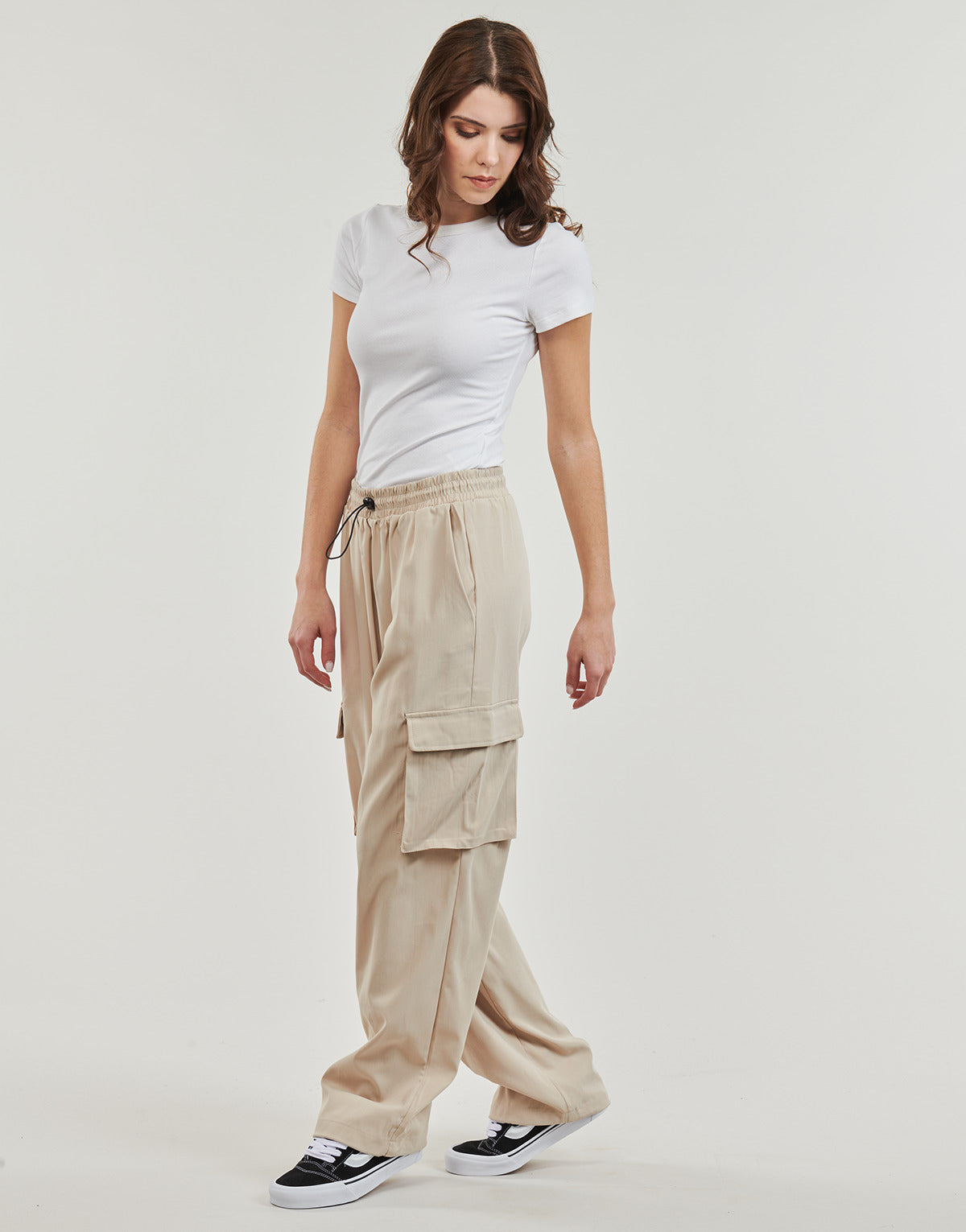 Pantalone Cargo Donna Only  ONLCASHI   Beige