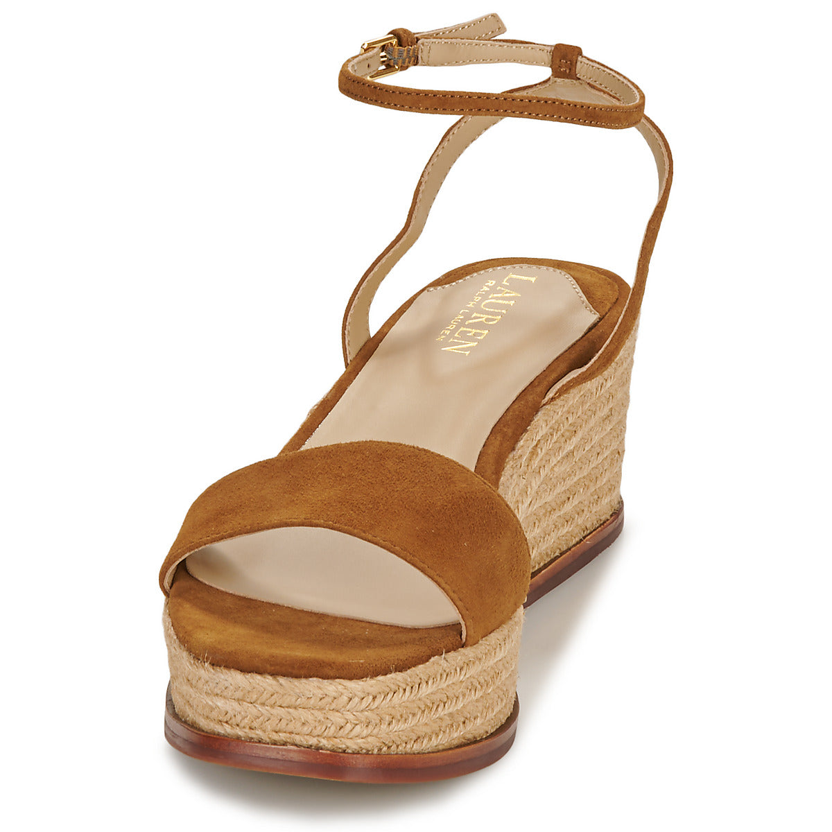 Sandali Donna Lauren Ralph Lauren LEONA-ESPADRILLES-WEDGE Marrone