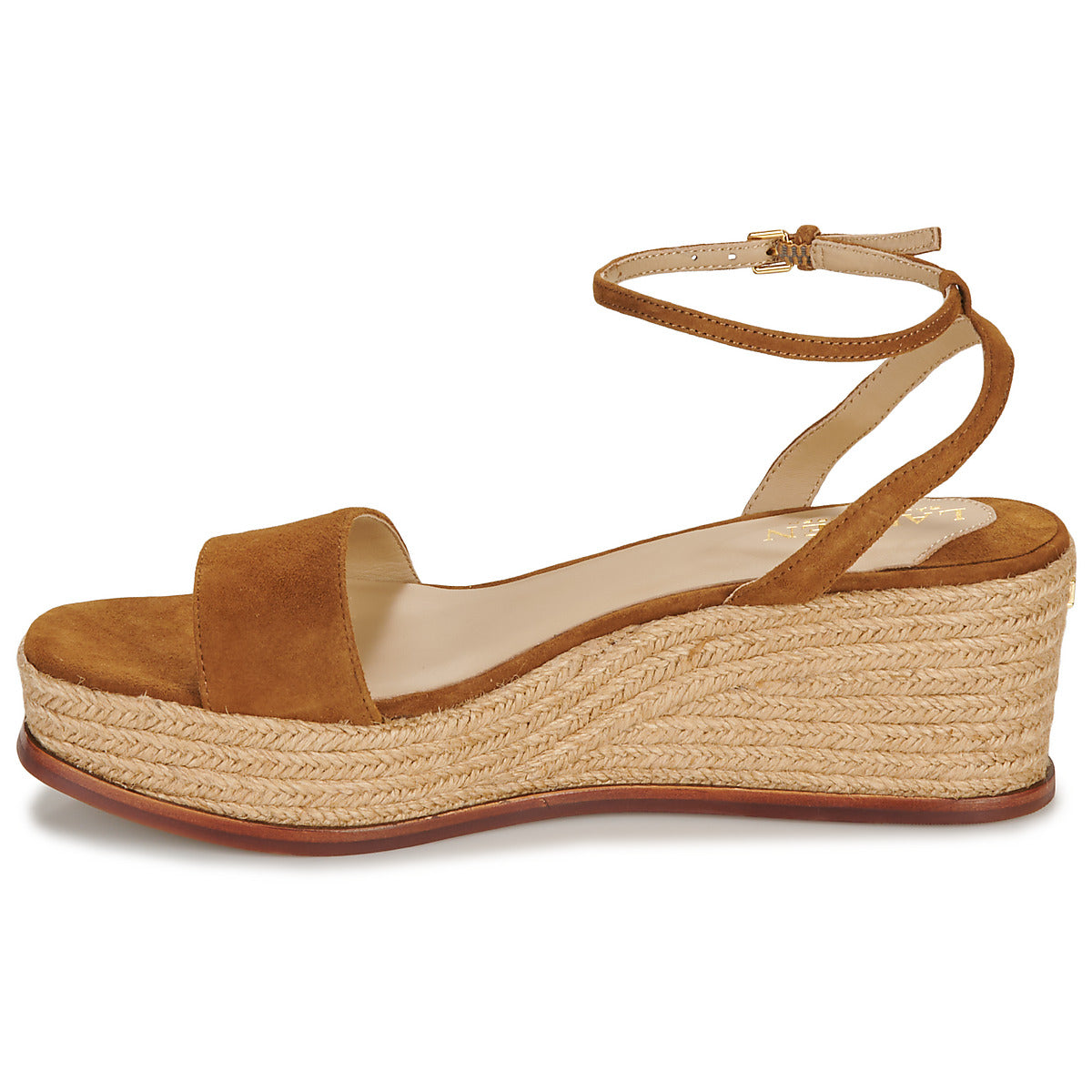 Sandali Donna Lauren Ralph Lauren LEONA-ESPADRILLES-WEDGE Marrone