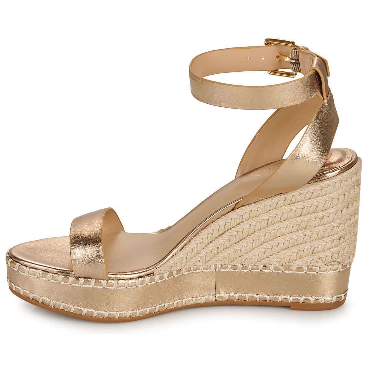 Sandali Donna Lauren Ralph Lauren  HILARIE-ESPADRILLES-WEDGE  Oro