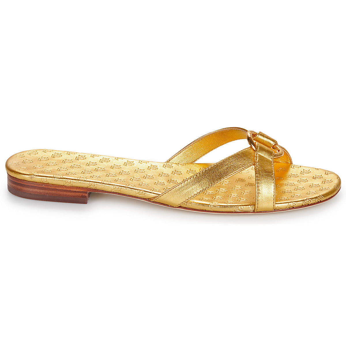 Scarpe Donna Lauren Ralph Lauren  EMMY-SANDALS-SLIDE  Oro