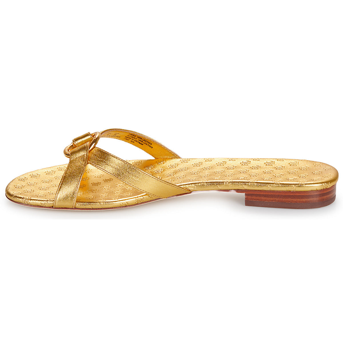 Scarpe Donna Lauren Ralph Lauren  EMMY-SANDALS-SLIDE  Oro