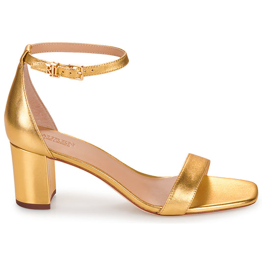 Sandali Donna Lauren Ralph Lauren  LOGAN-SANDALS-HEEL SANDAL  Oro