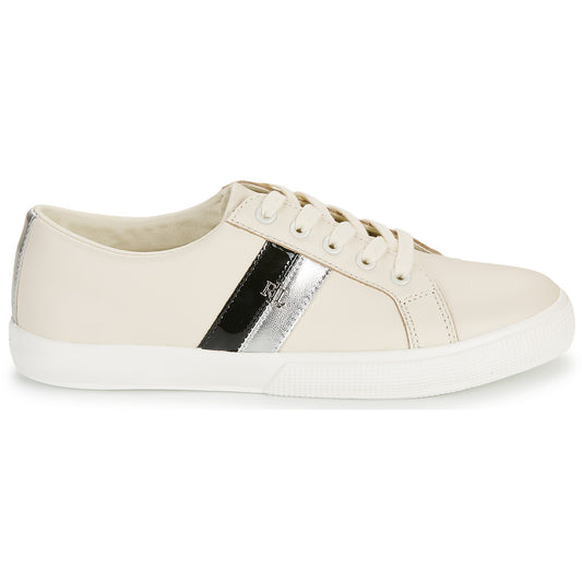 Sneakers basse Donna Lauren Ralph Lauren  JANSON II-SNEAKERS-LOW TOP LACE  Bianco