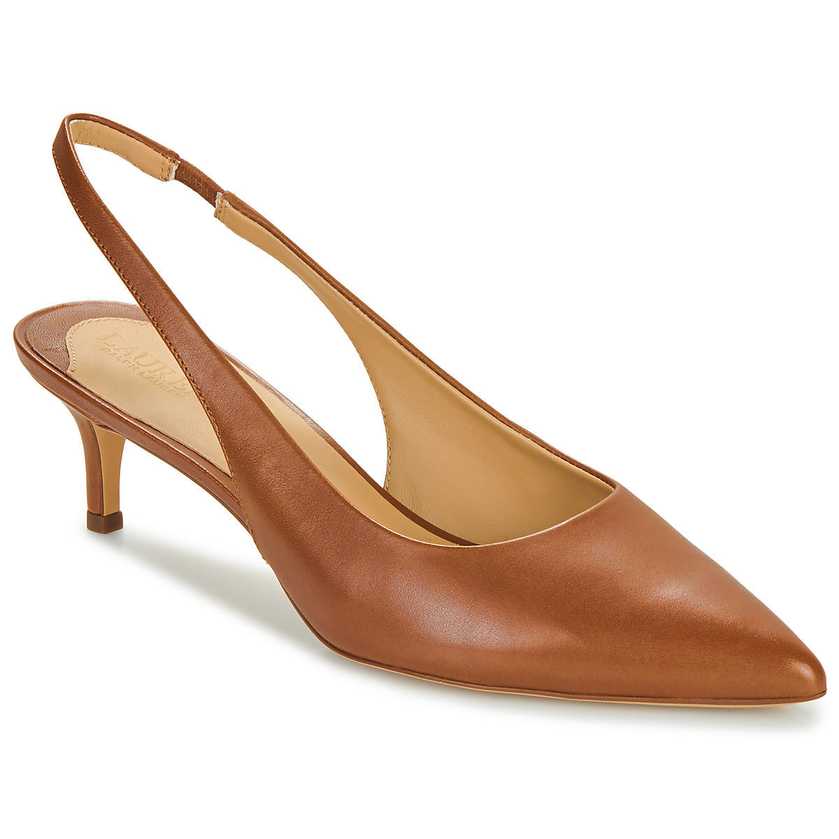 Scarpe Donna Lauren Ralph Lauren LOLAH II-PUMPS-SLINGBACK Marrone