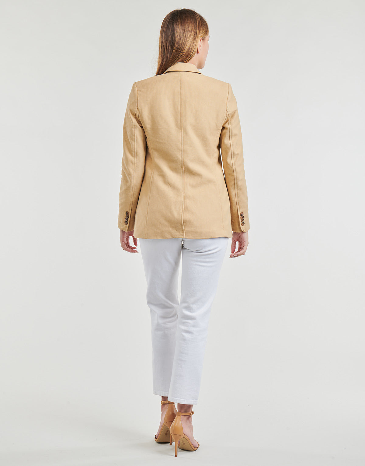 Giacca Donna Lauren Ralph Lauren VEERATTA-BLAZER Beige