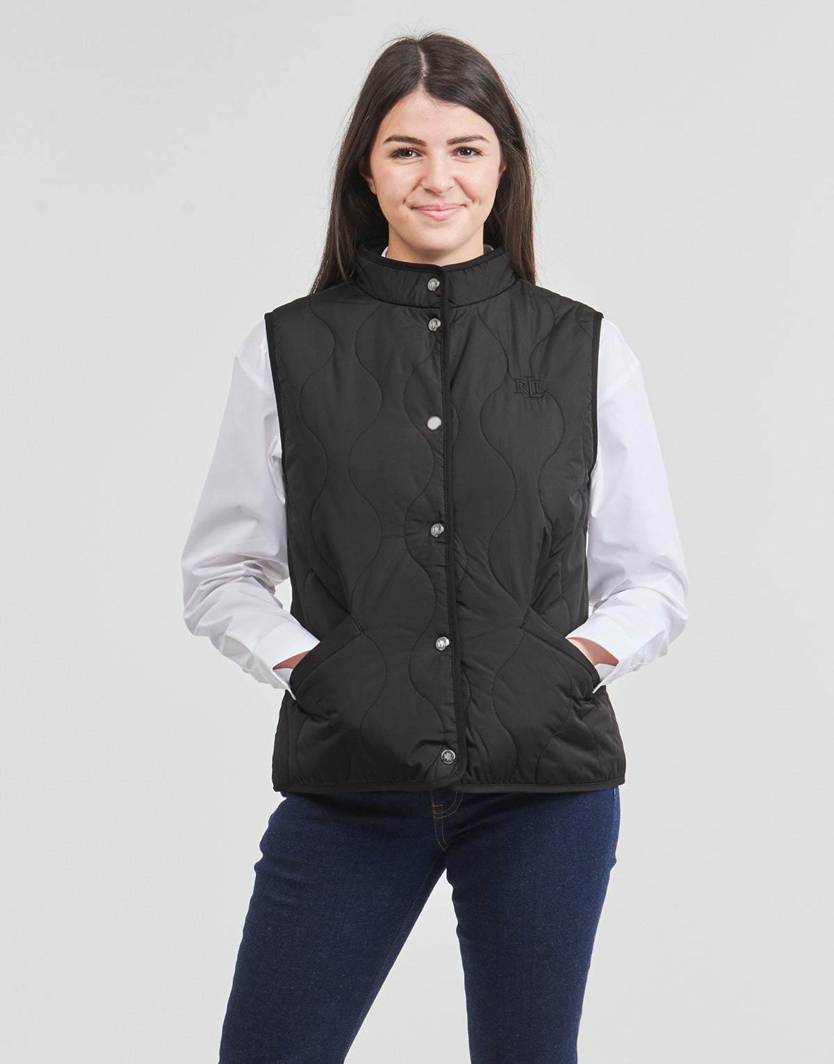 Piumino Donna Lauren Ralph Lauren  RC ON QLT VS-INSULATED-VEST  Nero