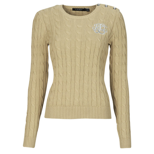 Maglione Donna Lauren Ralph Lauren  MONTIVA-LONG SLEEVE-PULLOVER  Beige