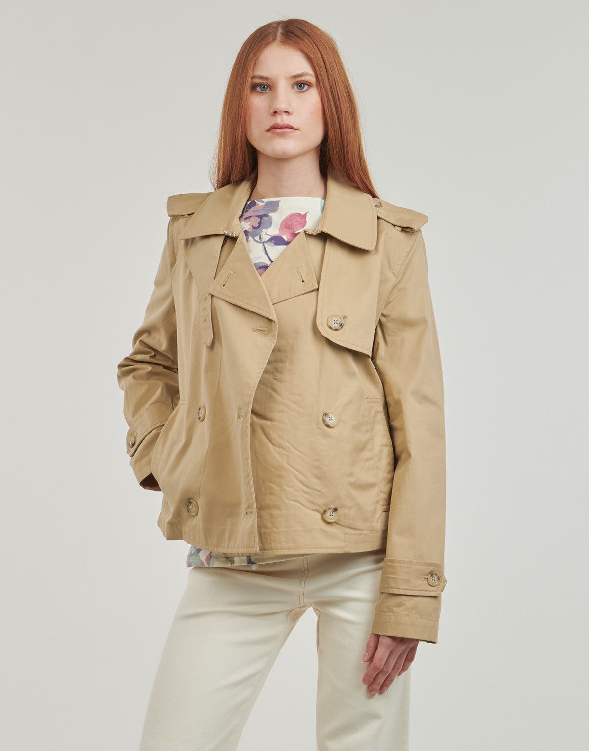 Trench Donna Lauren Ralph Lauren  SAYAITE-UNLINED-TRENCH  Beige