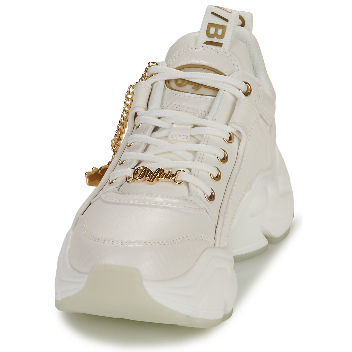 Sneakers basse Donna Buffalo  BINARY GLAM  Bianco