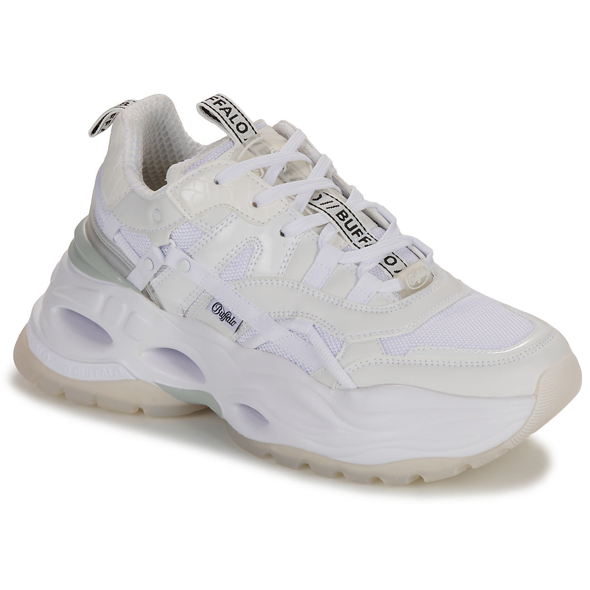 Sneakers basse Donna Buffalo  TRIPLET HOLLOW  Bianco