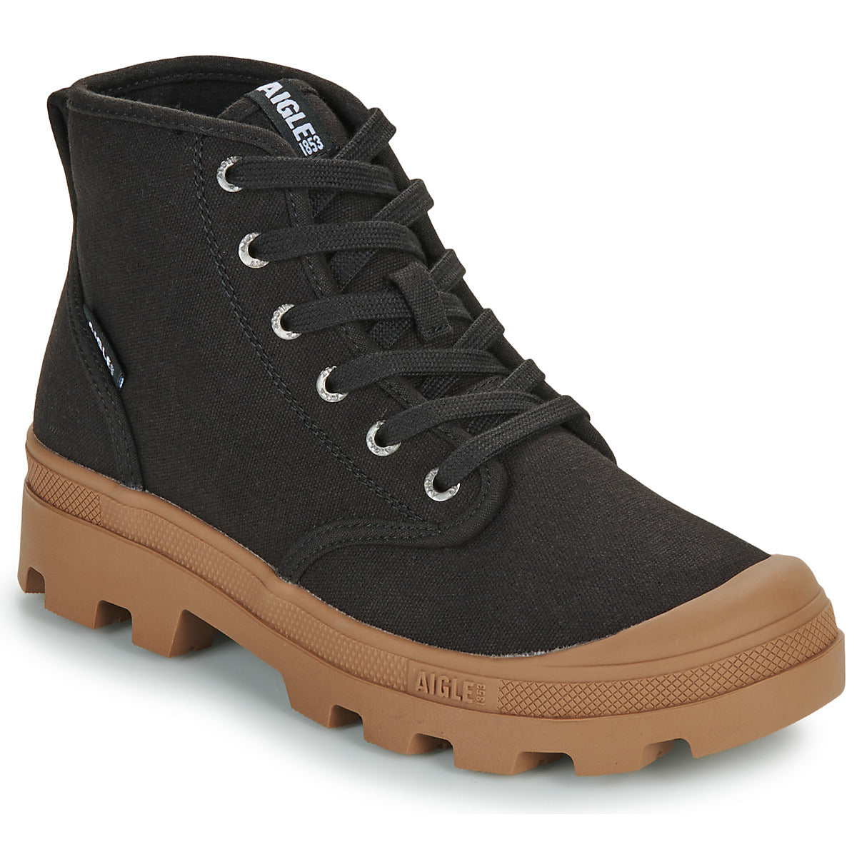 Sneakers alte Uomo Aigle  TENERE CVS  Nero