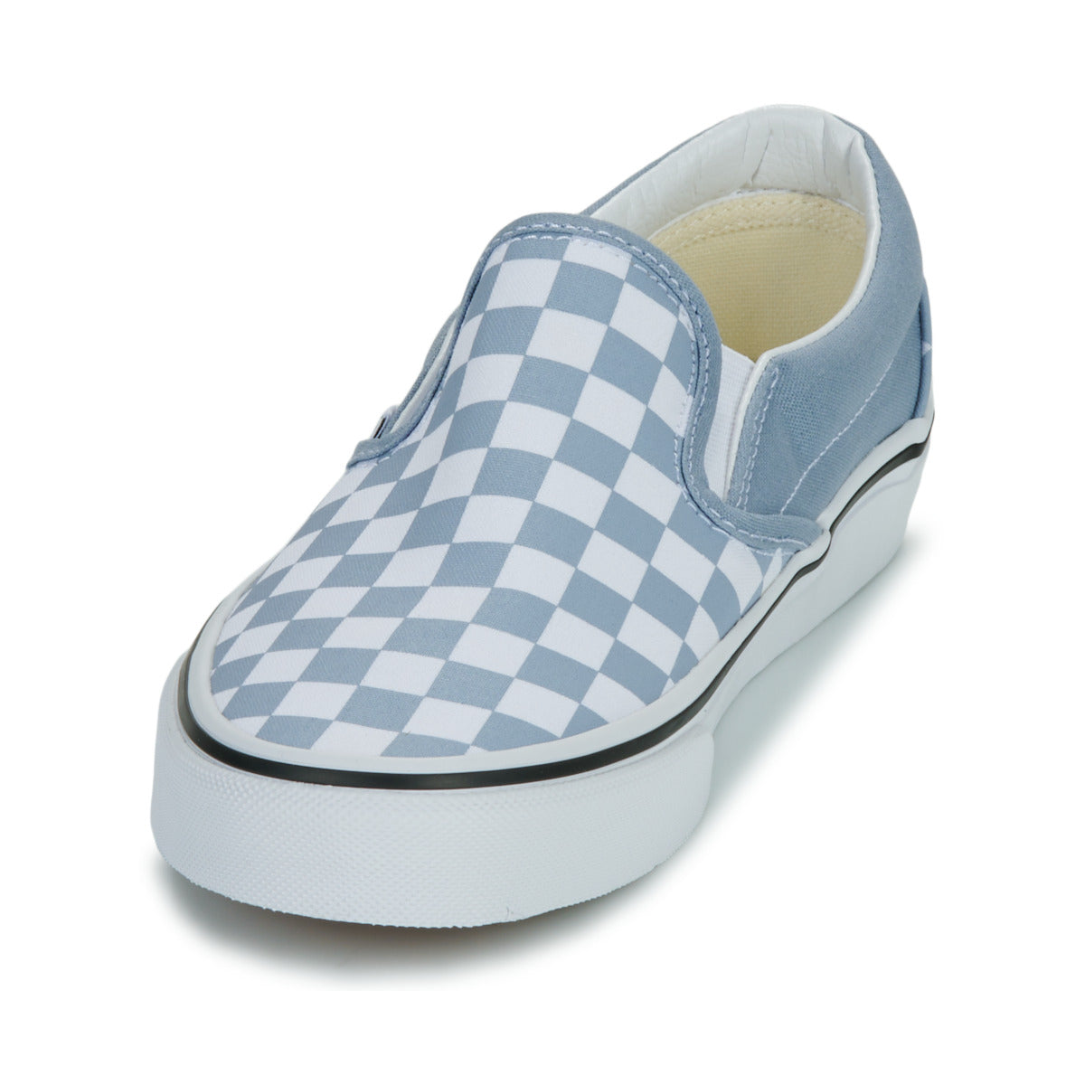 Scarpe Uomo Vans  Classic Slip-On COLOR THEORY CHECKERBOARD DUSTY BLUE  Blu