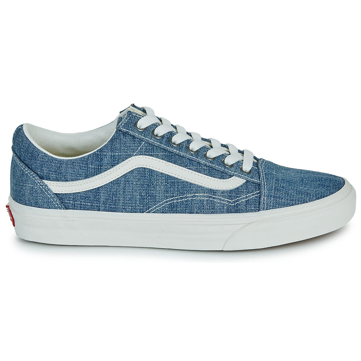 Sneakers basse Donna Vans  Old Skool THREADED DENIM BLUE/WHITE  Blu