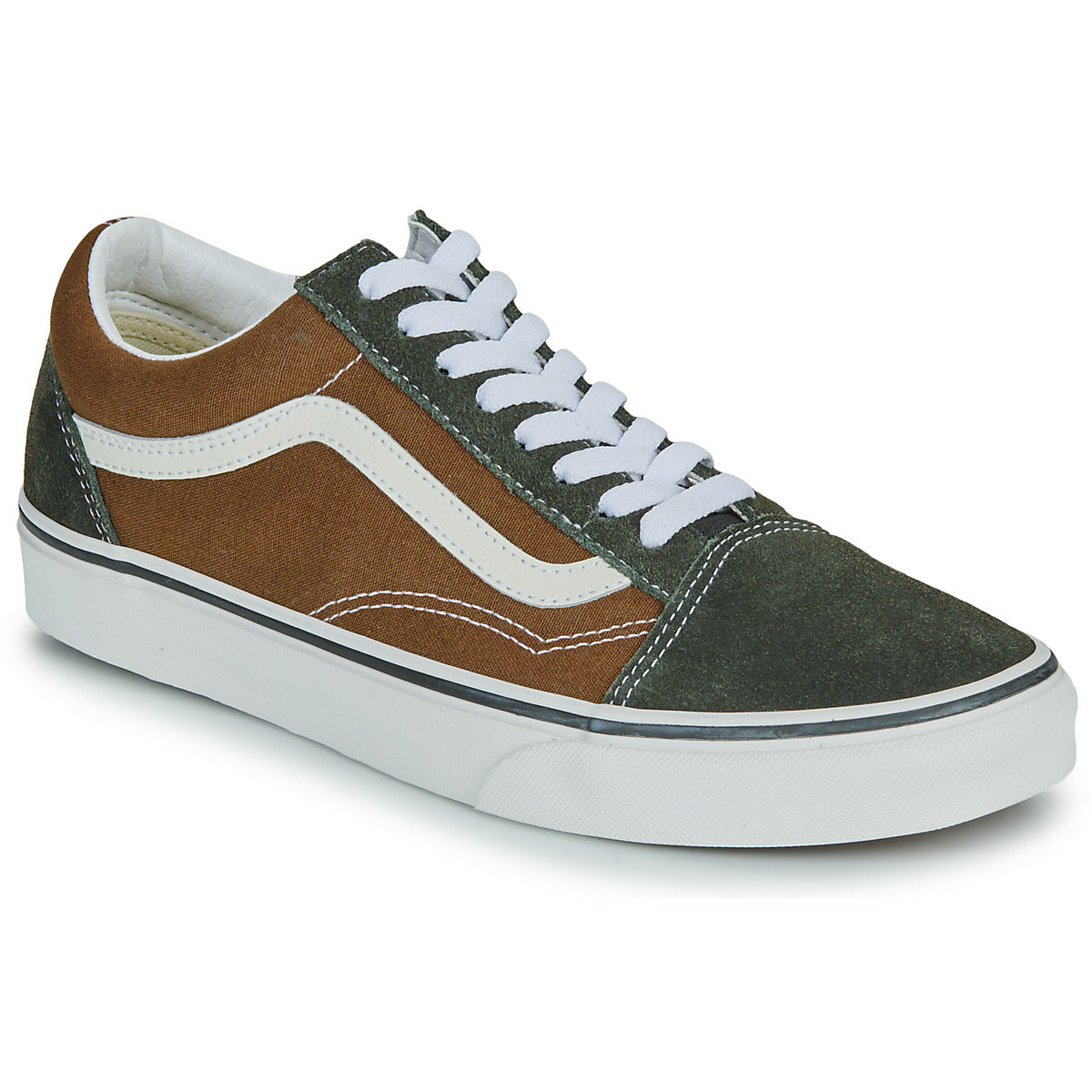 Sneakers Uomo Vans  Old Skool CANVAS/SUEDE POP BROWN/MULTI  Marrone