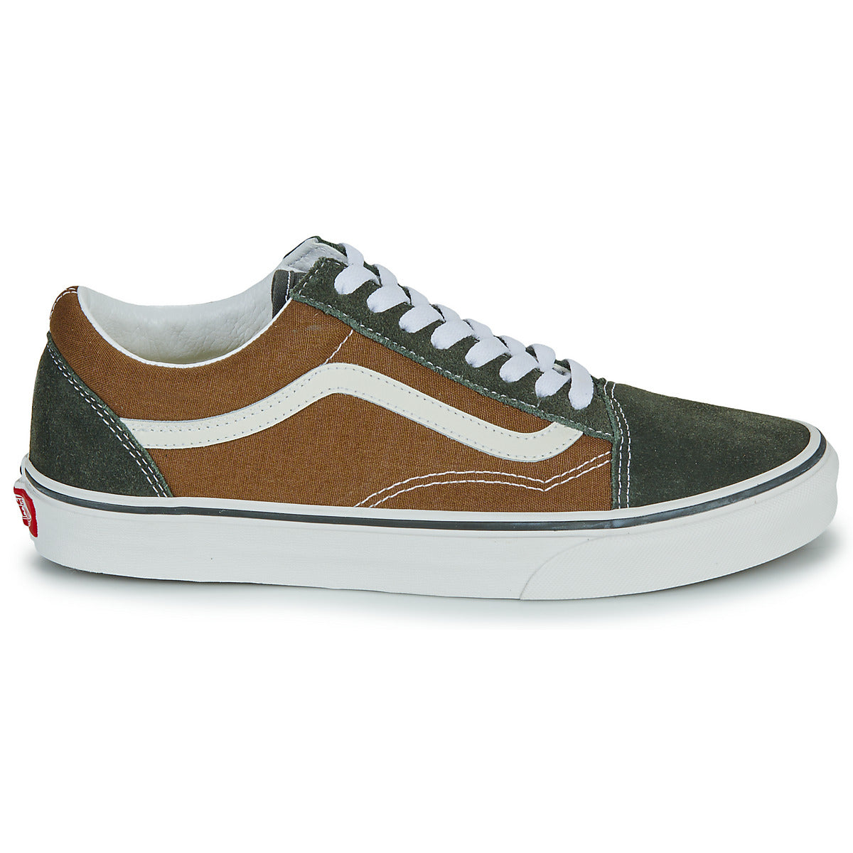 Sneakers Uomo Vans  Old Skool CANVAS/SUEDE POP BROWN/MULTI  Marrone