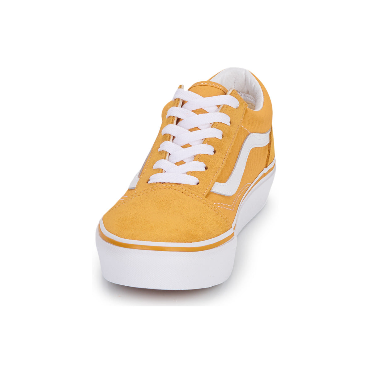 Scarpe bambini ragazza Vans  Old Skool Platform GOLDEN GLOW  Giallo